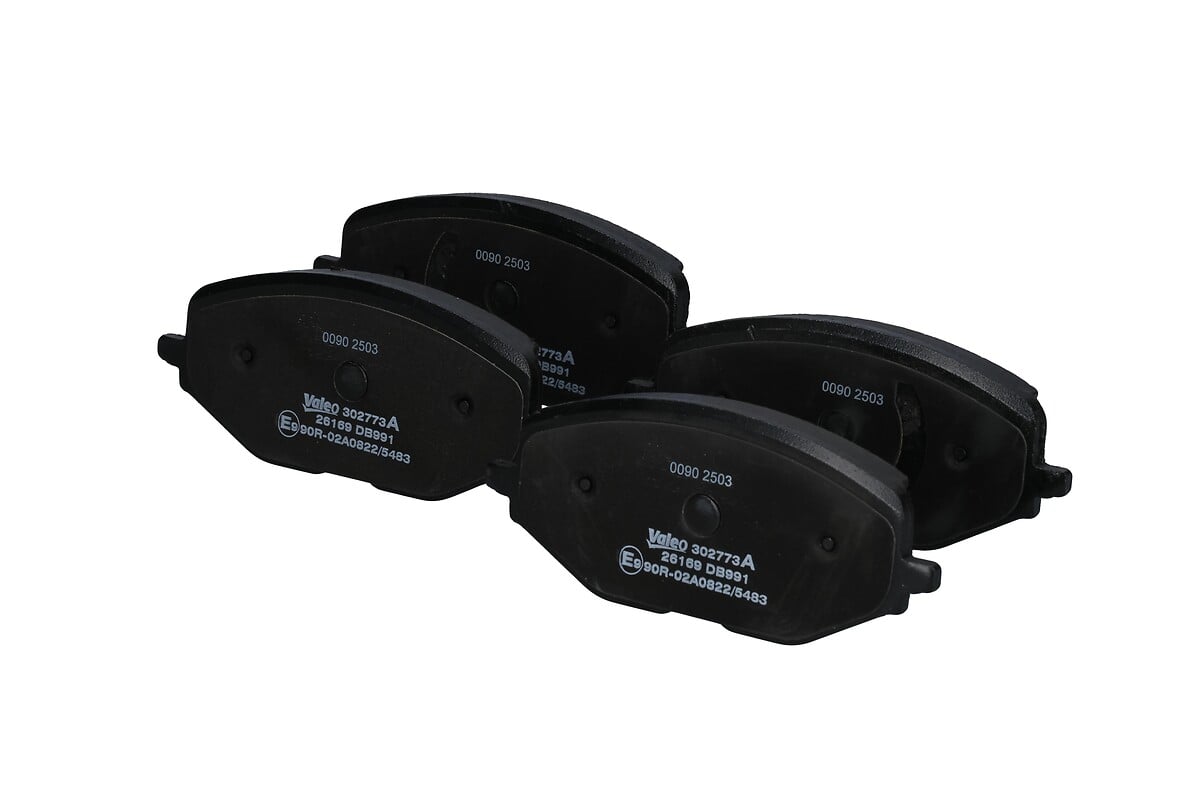 Jeu de 4 plaquettes de frein VALEO ref. 302773A